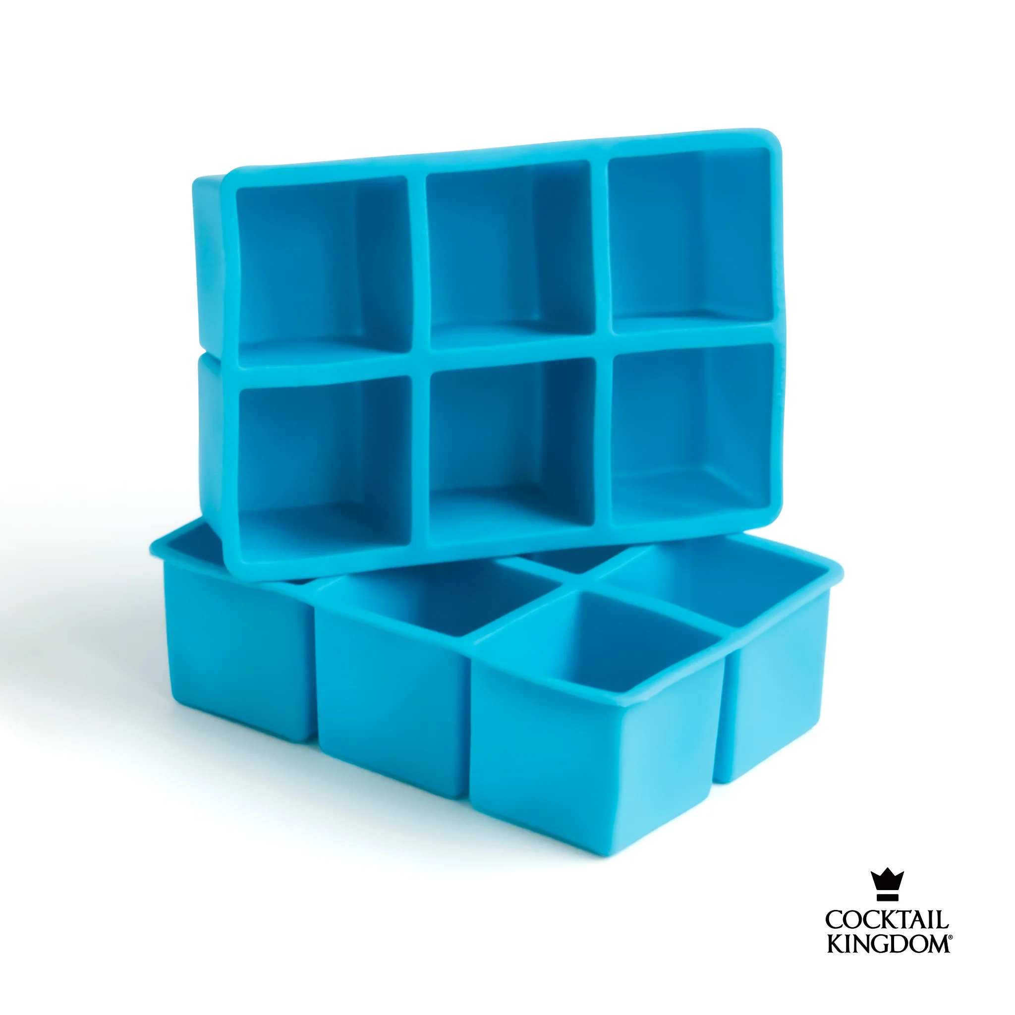2in Square Ice Cube Tray - Blue - Image 3