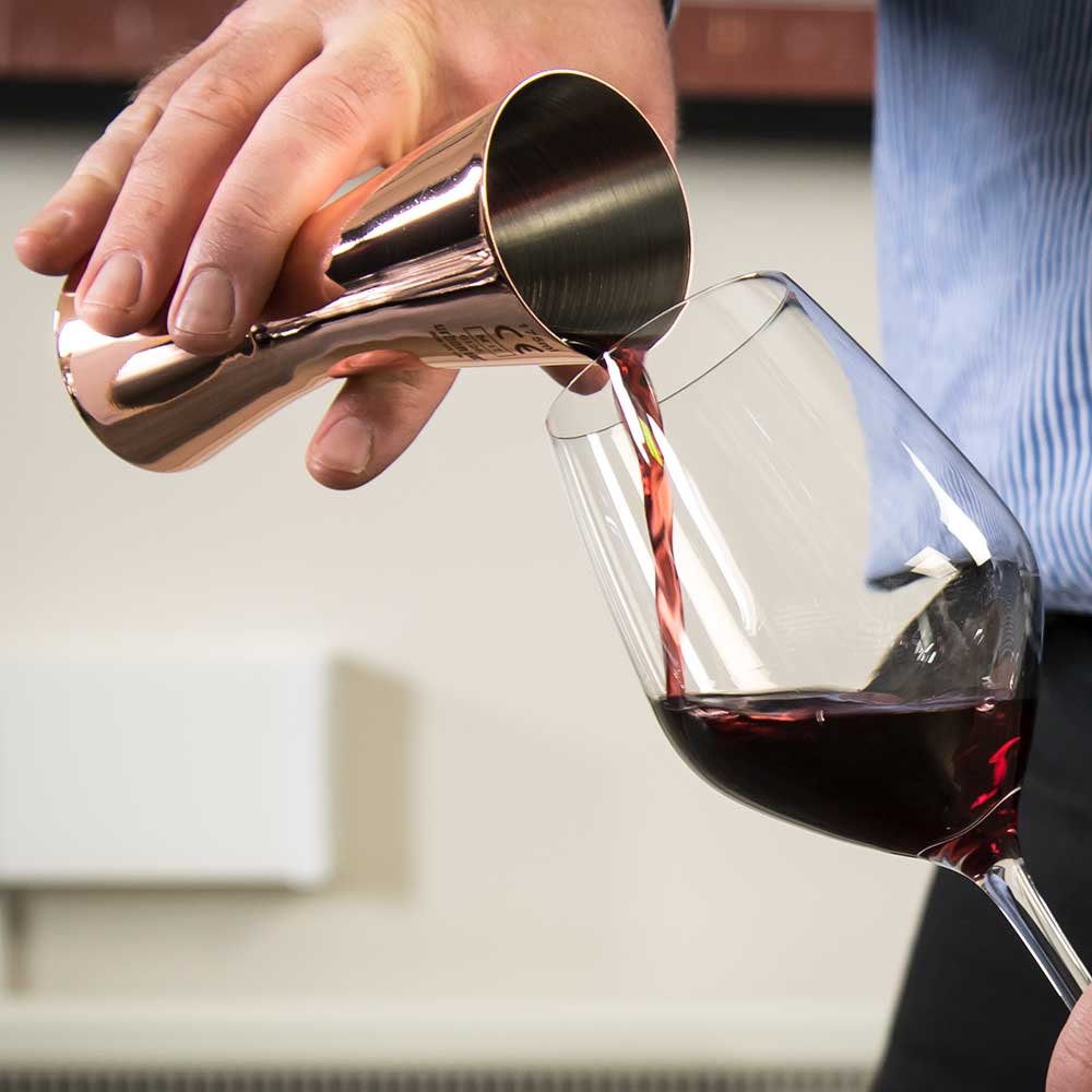 Aero® Copper Plated Steel Wine Measure 175ml - Image 3