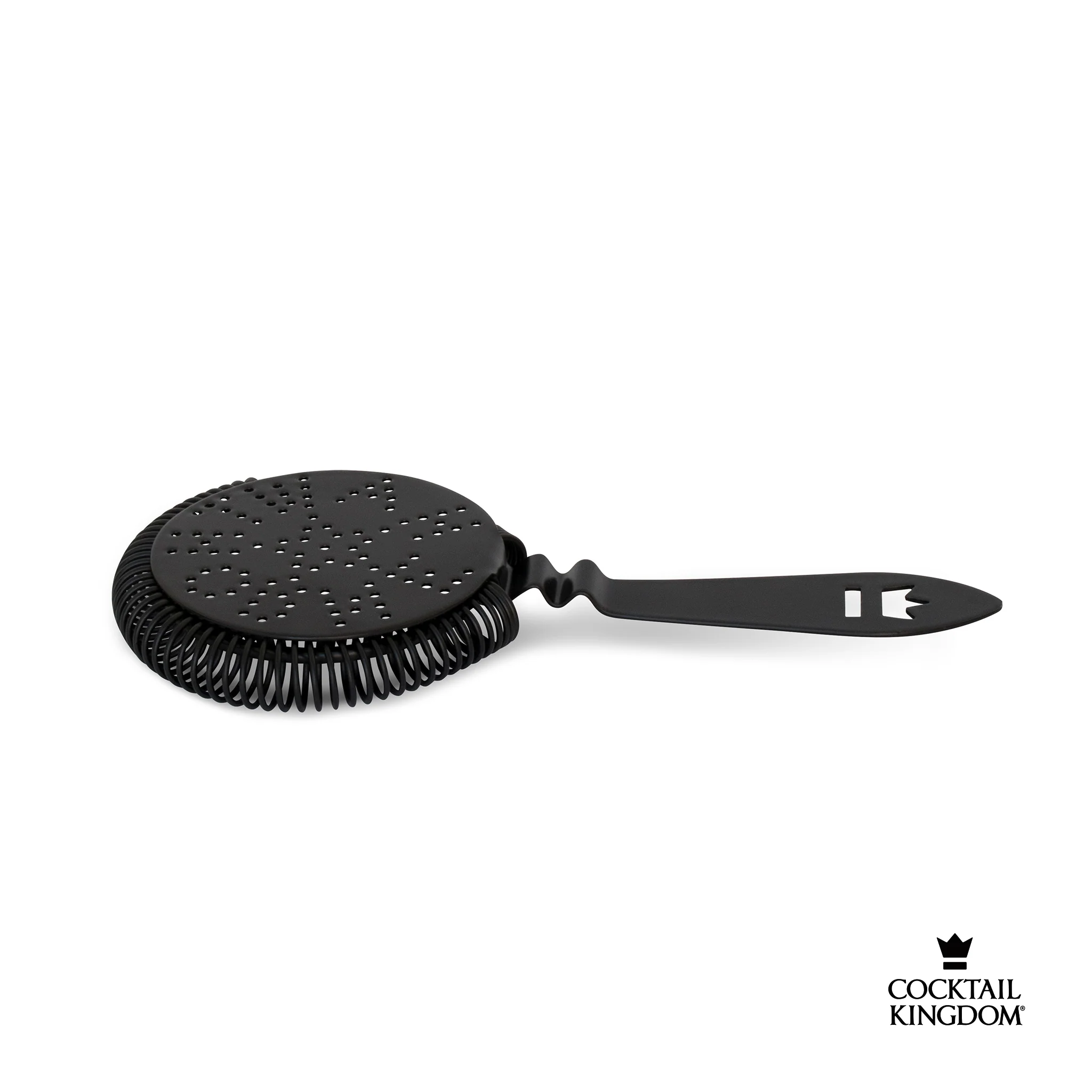 Antique-Style Hawthorne Strainer - Matte Black - Image 4
