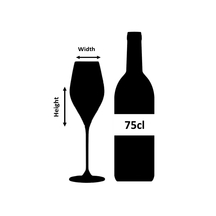 Bacci Crystal Champagne Flute 32cl - Image 6