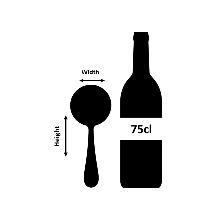 Biloxi Stainless Steel Fine Mesh Cocktail Strainer 20cm - Image 2