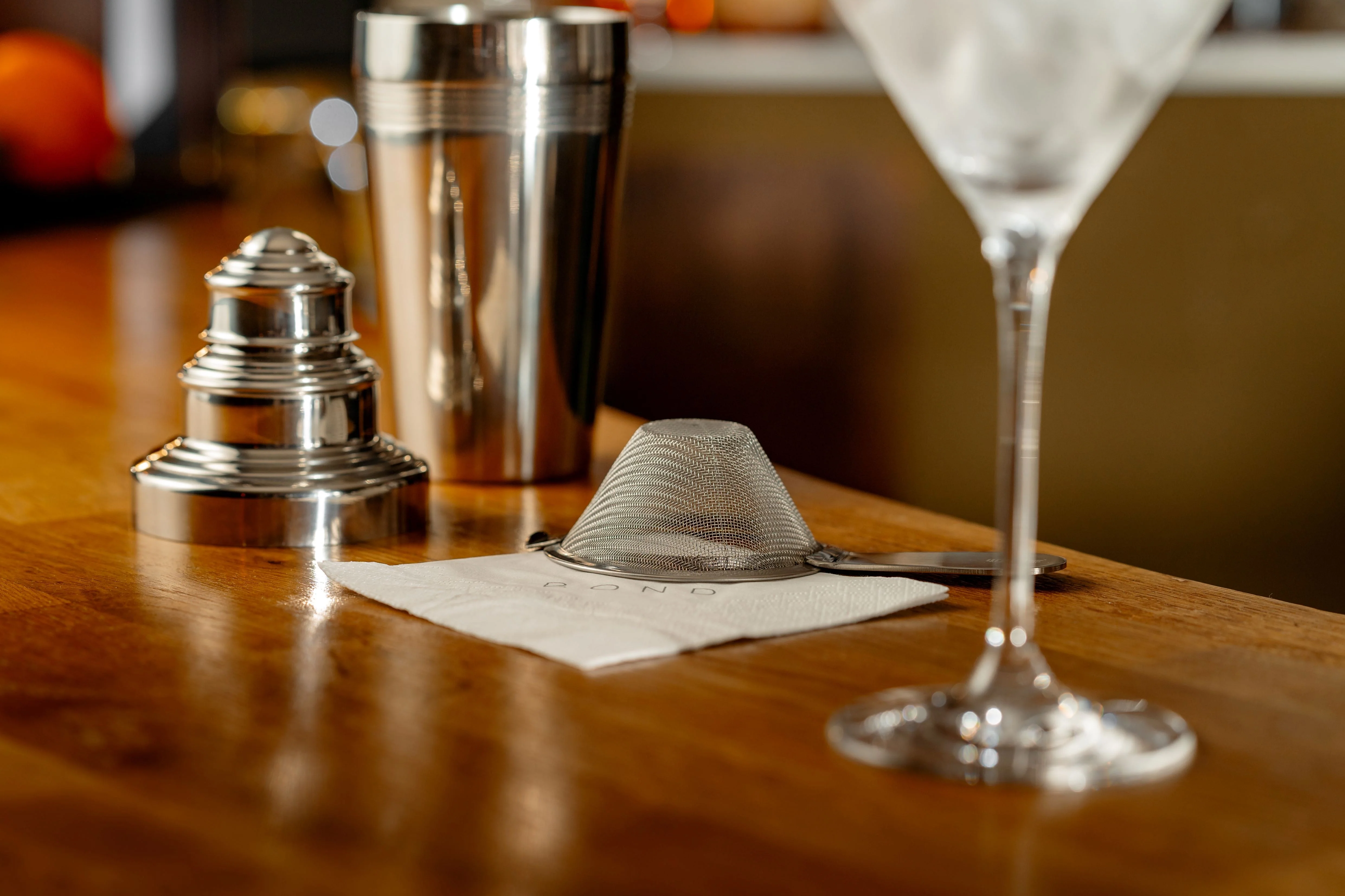 Biloxi Stainless Steel Short Handled Fine Mesh Cocktail Strainer 15cm - Image 14
