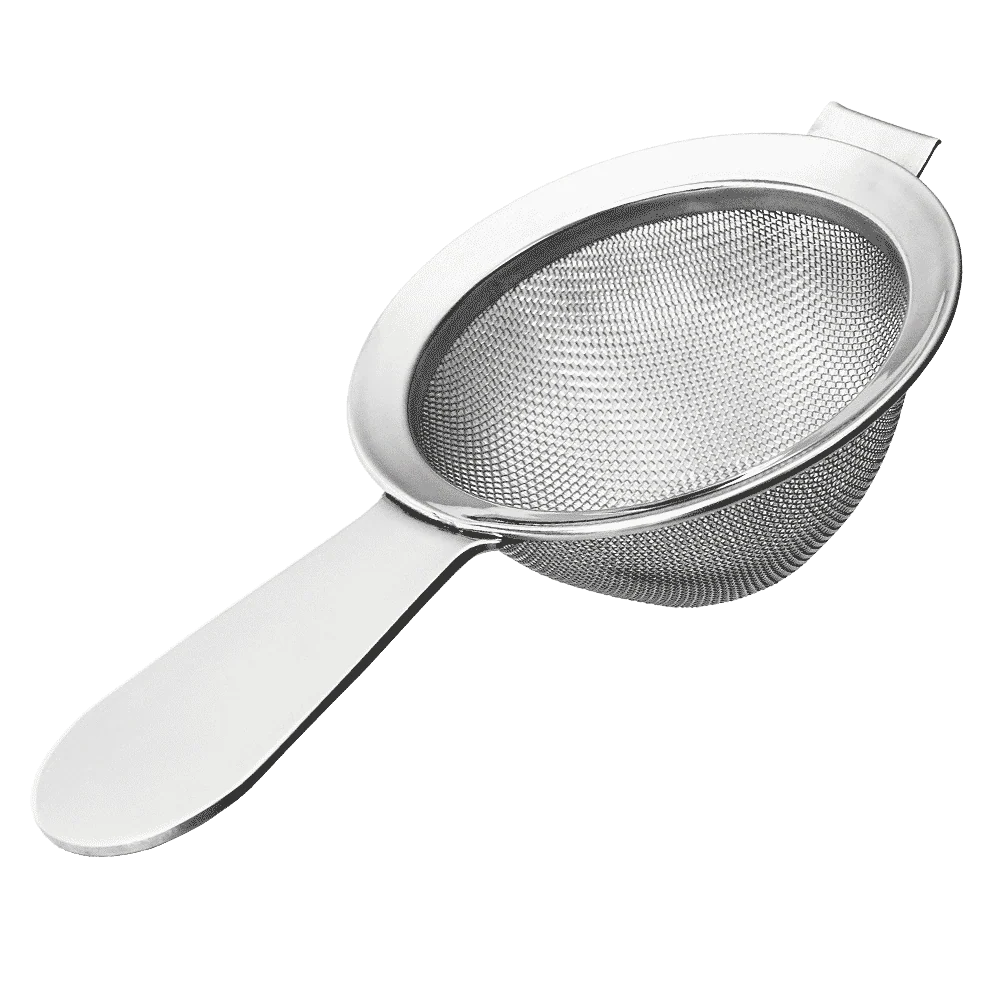 Biloxi Stainless Steel Short Handled Fine Mesh Cocktail Strainer 15cm - Image 3