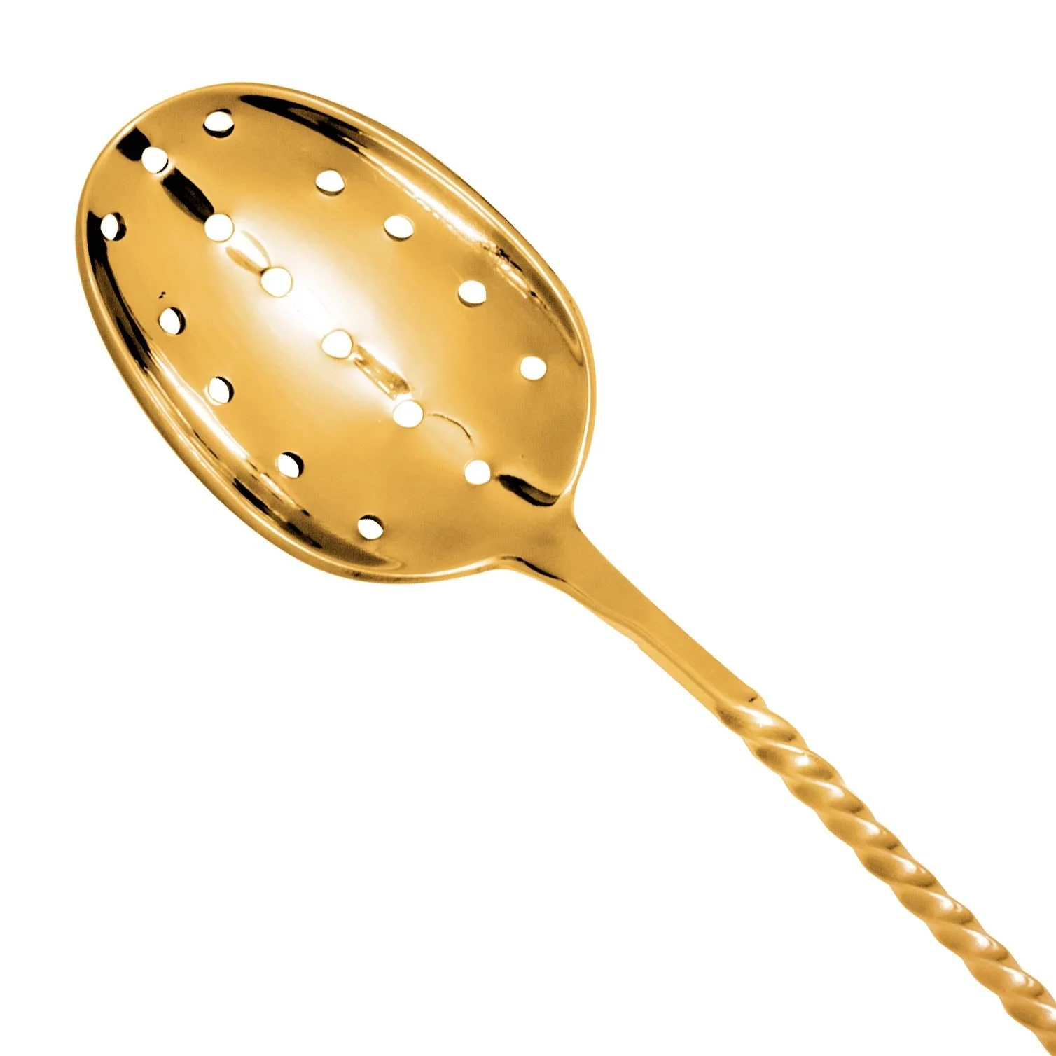 Biloxi Gold Strainer Bar Spoon 34.5cm - Image 2