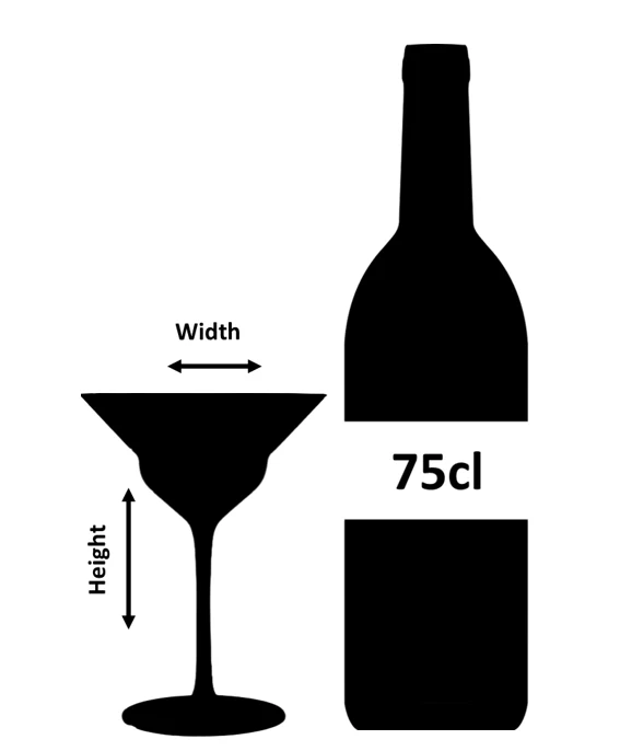 Calabrese Cocktail Martini Glass 15cl - Image 3