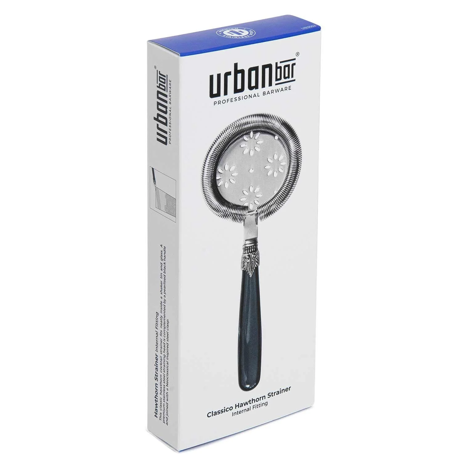 Classico Stainless Steel Hawthorne Cocktail Strainer Internal Fitting 22.5cm - Image 5