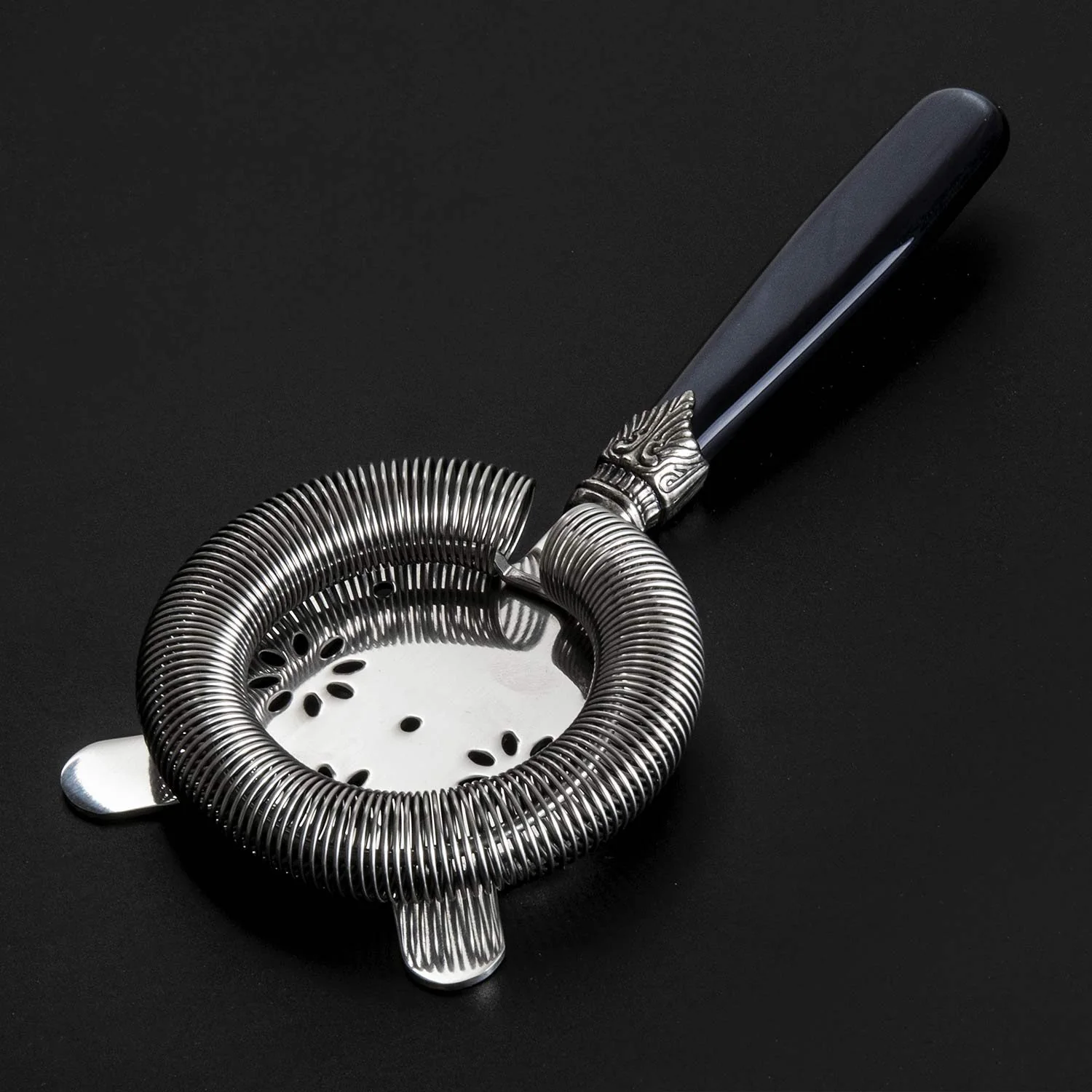 Classico Stainless Steel Hawthorne Cocktail Strainer Surface Fitting 22.5cm - Image 3