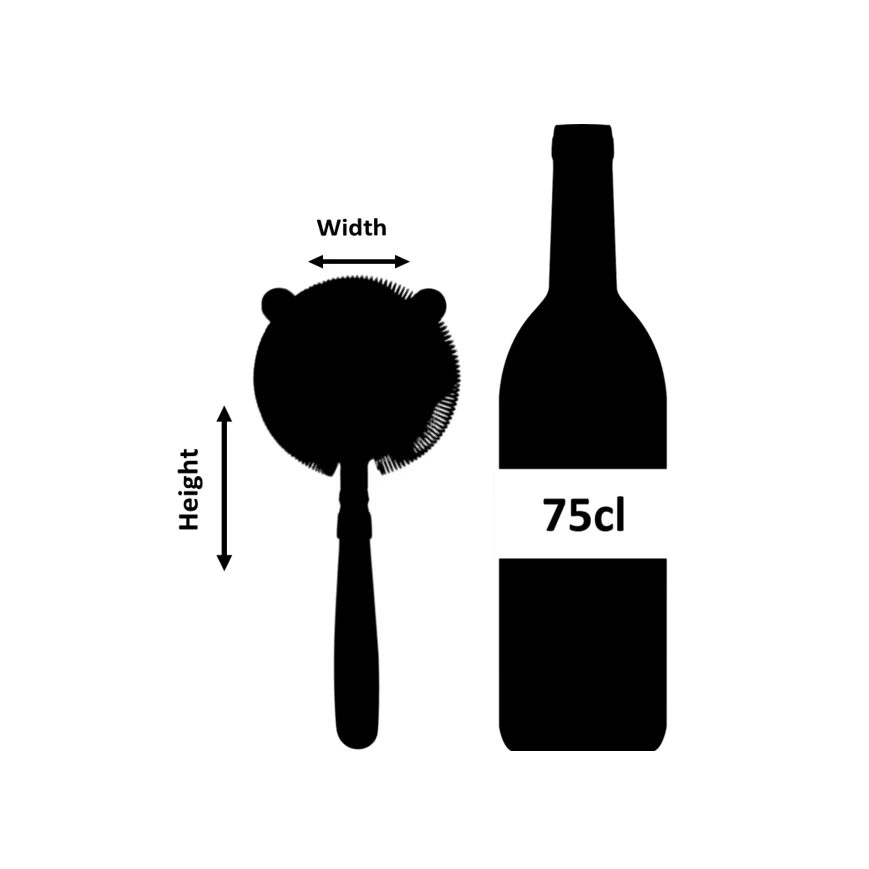 Classico Stainless Steel Hawthorne Cocktail Strainer Surface Fitting 22.5cm - Image 6