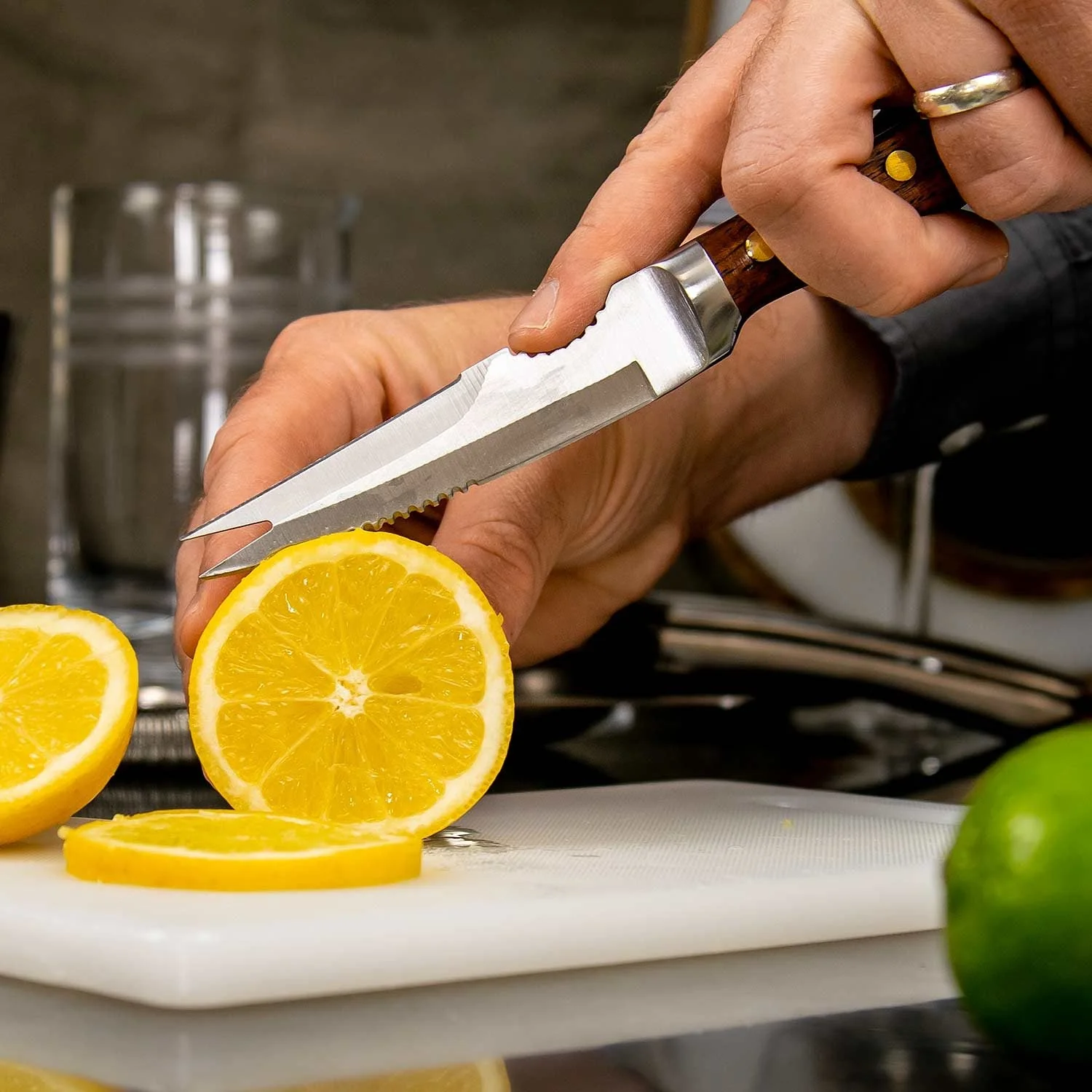Coley® Premium Stainless Steel Cocktail Bar Knife 11.5cm Blade - Image 2