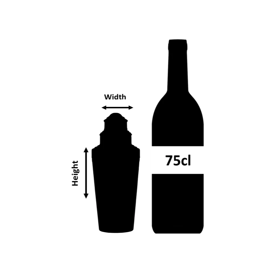Coley Three Piece Shaker Matt Finish 50cl - Image 5