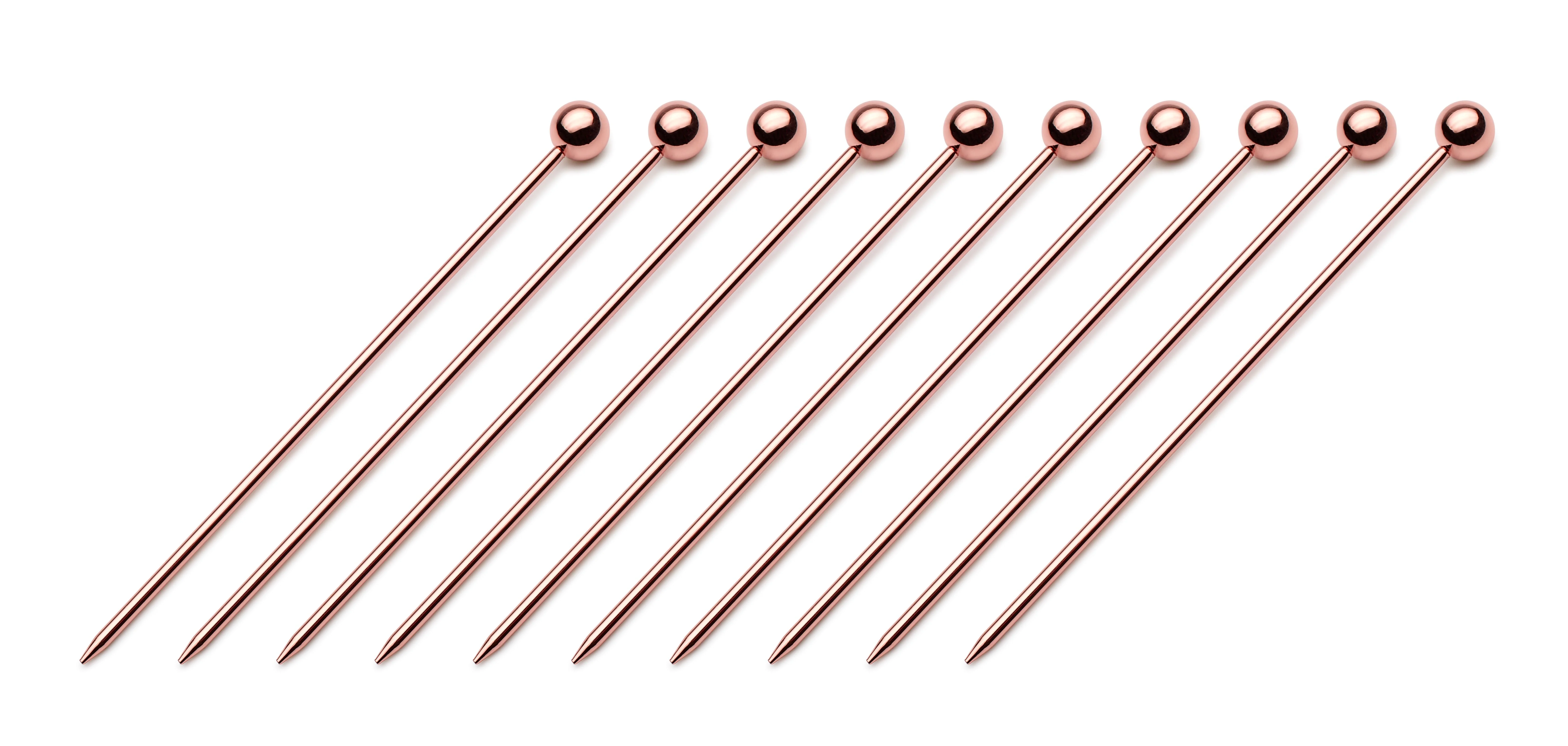 Copper Cocktail Pick Set of 10 - Image 3
