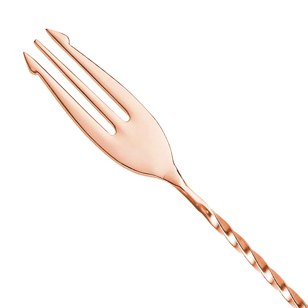 Copper Trident Bar Spoon 30cm - Image 2