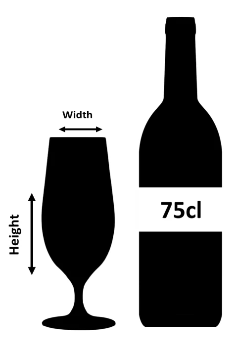 1910 Stemmed Beer Glass 46cl - Image 5