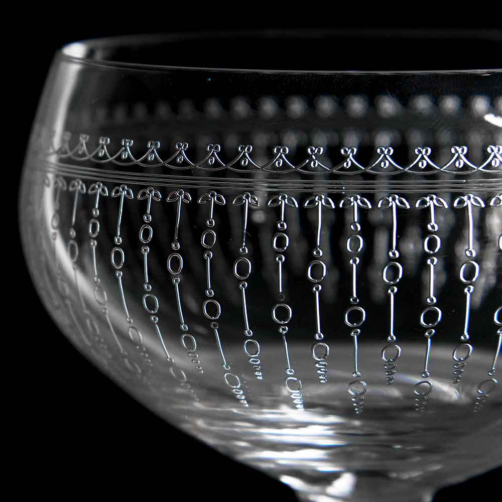 1920 Champagne Glass Coupe 21cl- Box4 - Image 3