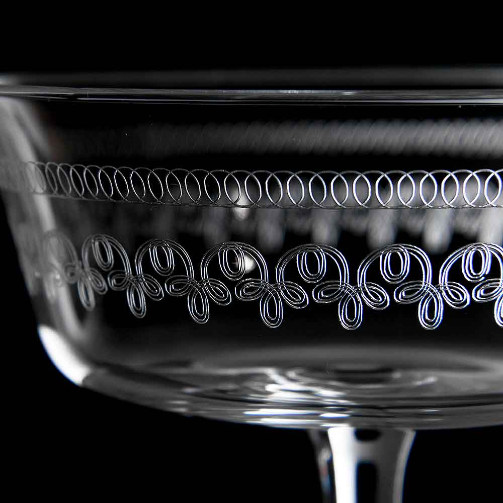 1910 Fizzio Champagne Glass Coupe 26cl - Image 6