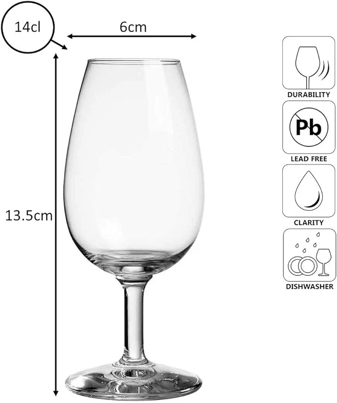 Distillery Whisky Taster Glass with Gauge Lines 14cl - Image 3