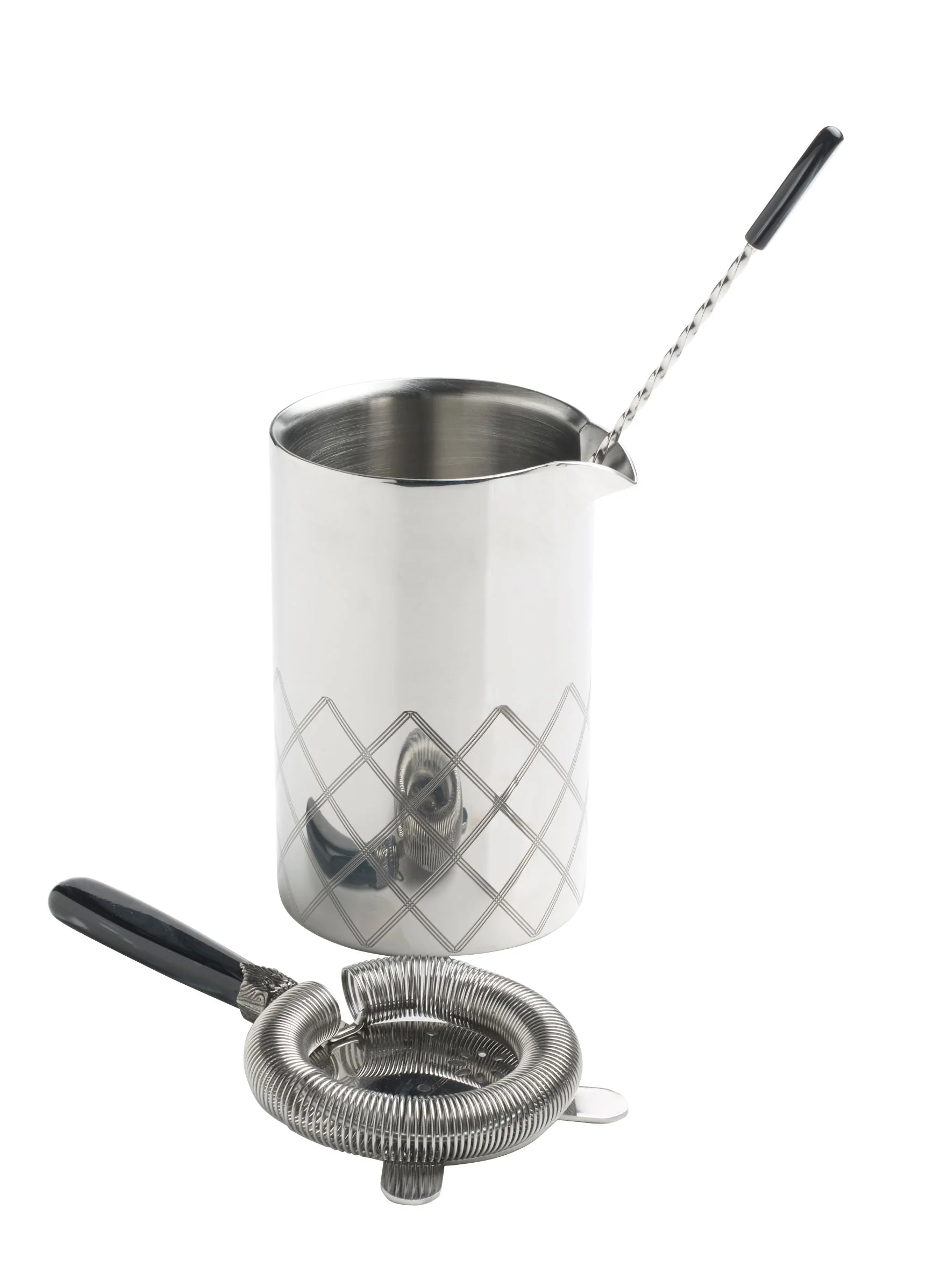 Double Walled Diamond Cut Mixing Tin 70cl - Image 4