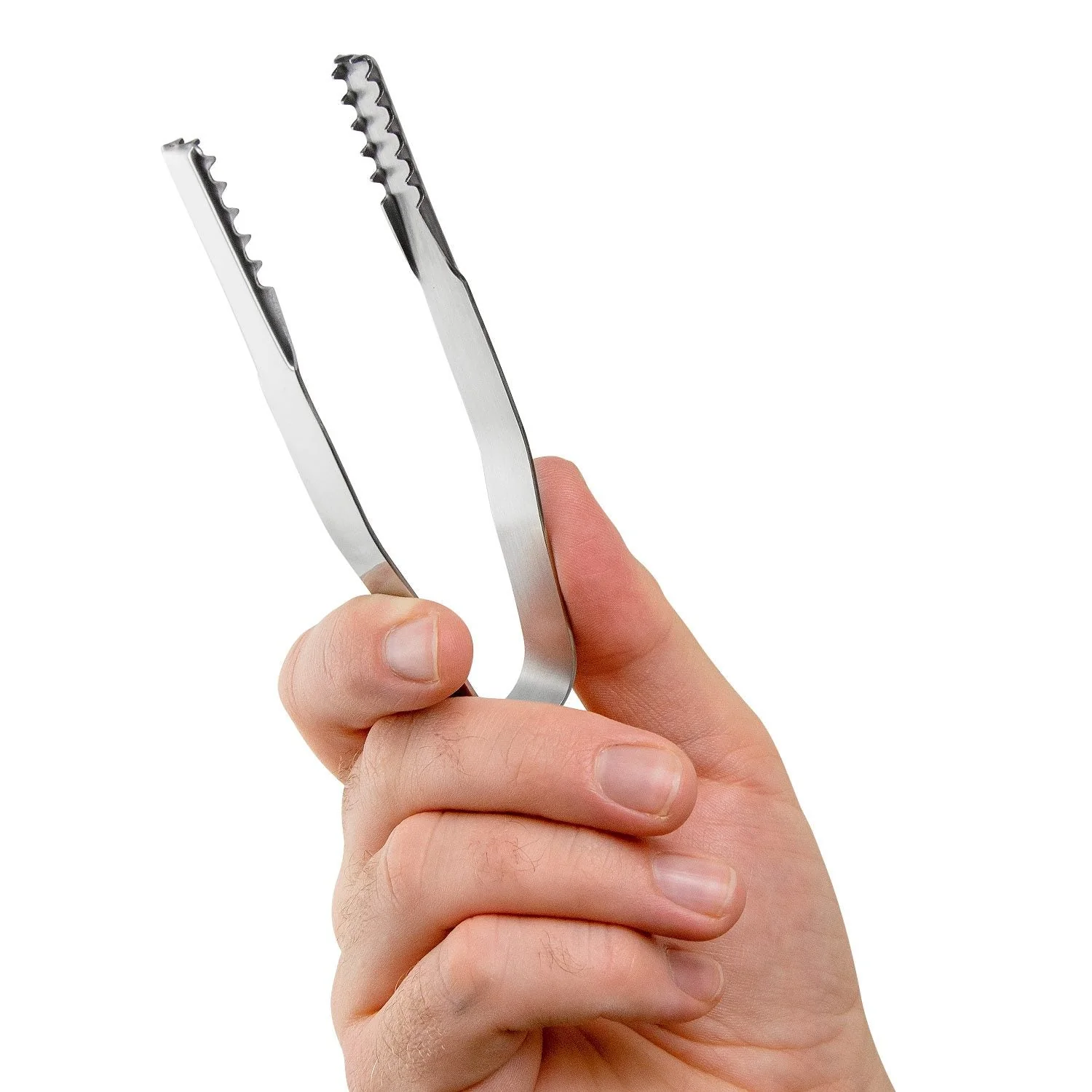 Ergo Stainless Steel Ice Tongs 12cm - Image 3
