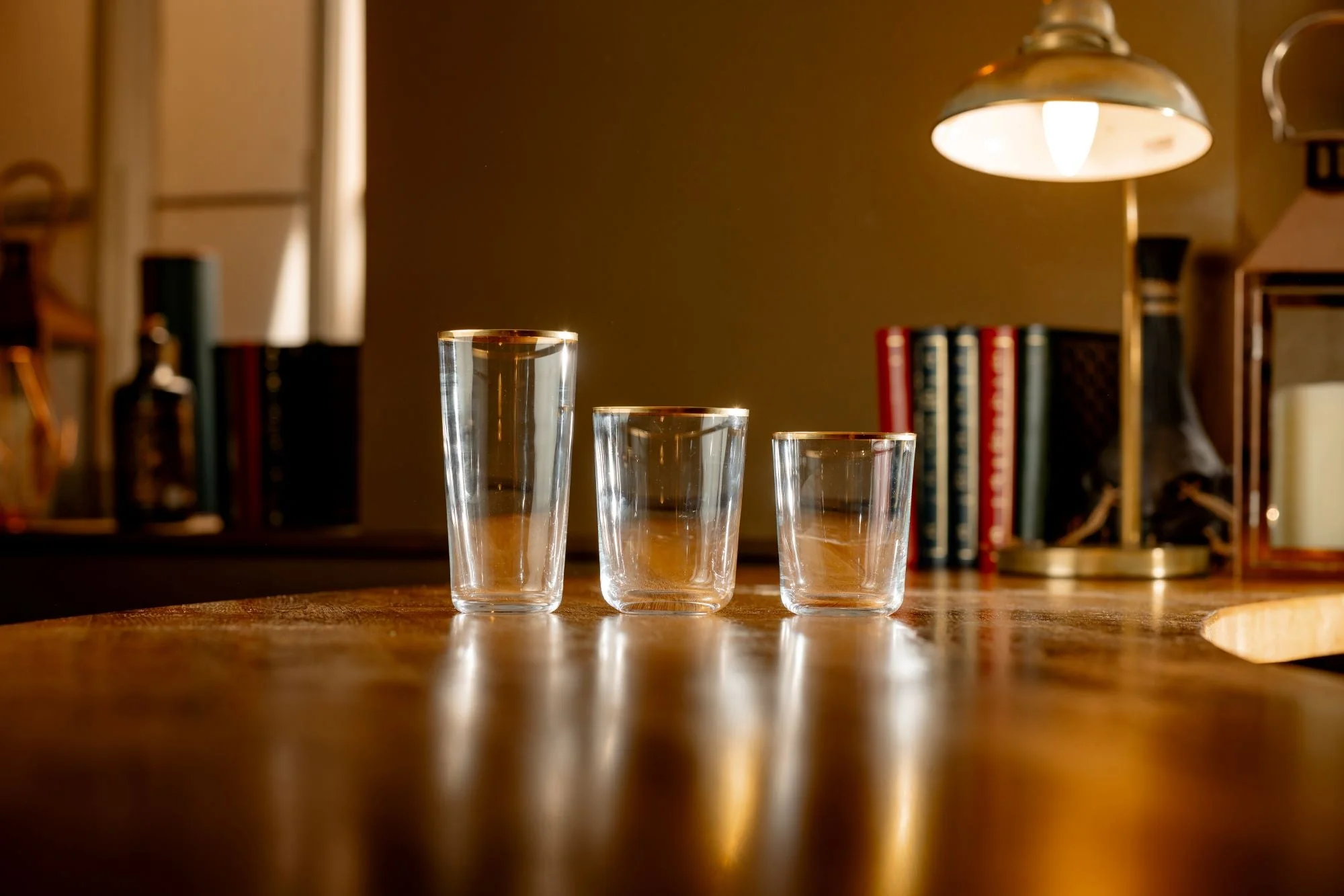 Fluet Double Old Fashioned Gold Rim 45cl - Image 2