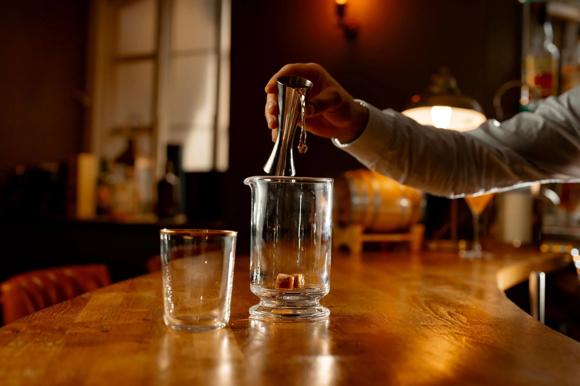 Fluet Double Old Fashioned Gold Rim 45cl - Image 3