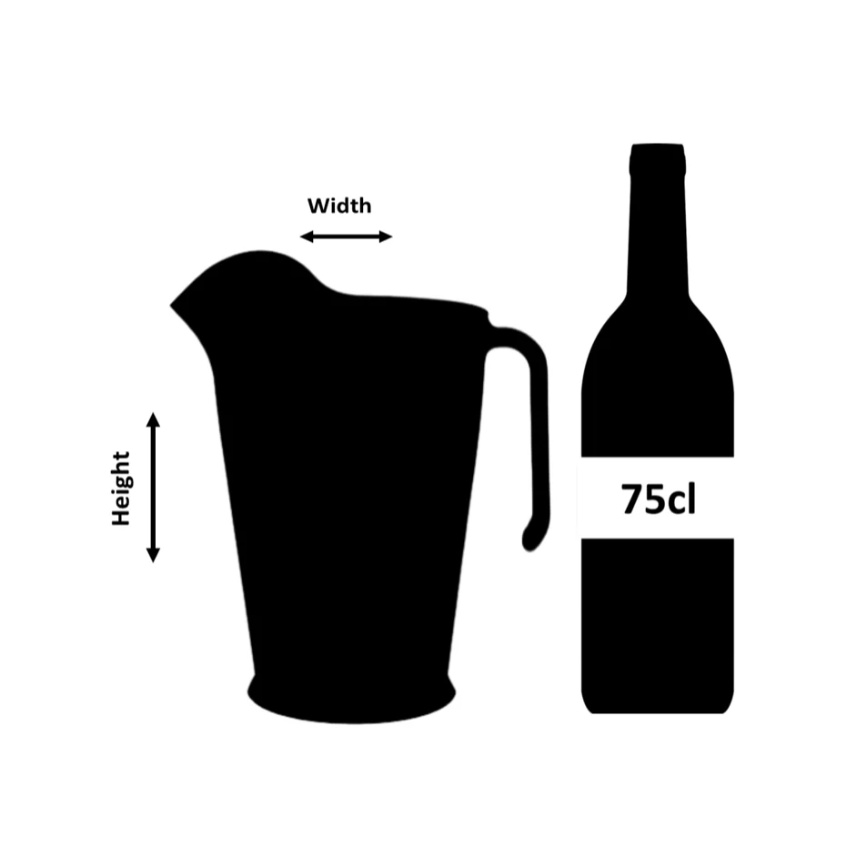 Fresco 4 Pint Pitcher Stacking Jug CE 2.28 Litre - Image 3