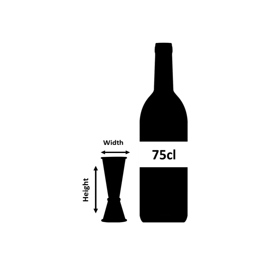 Ginza Stainless Steel Jigger 25ml/50ml - Image 7