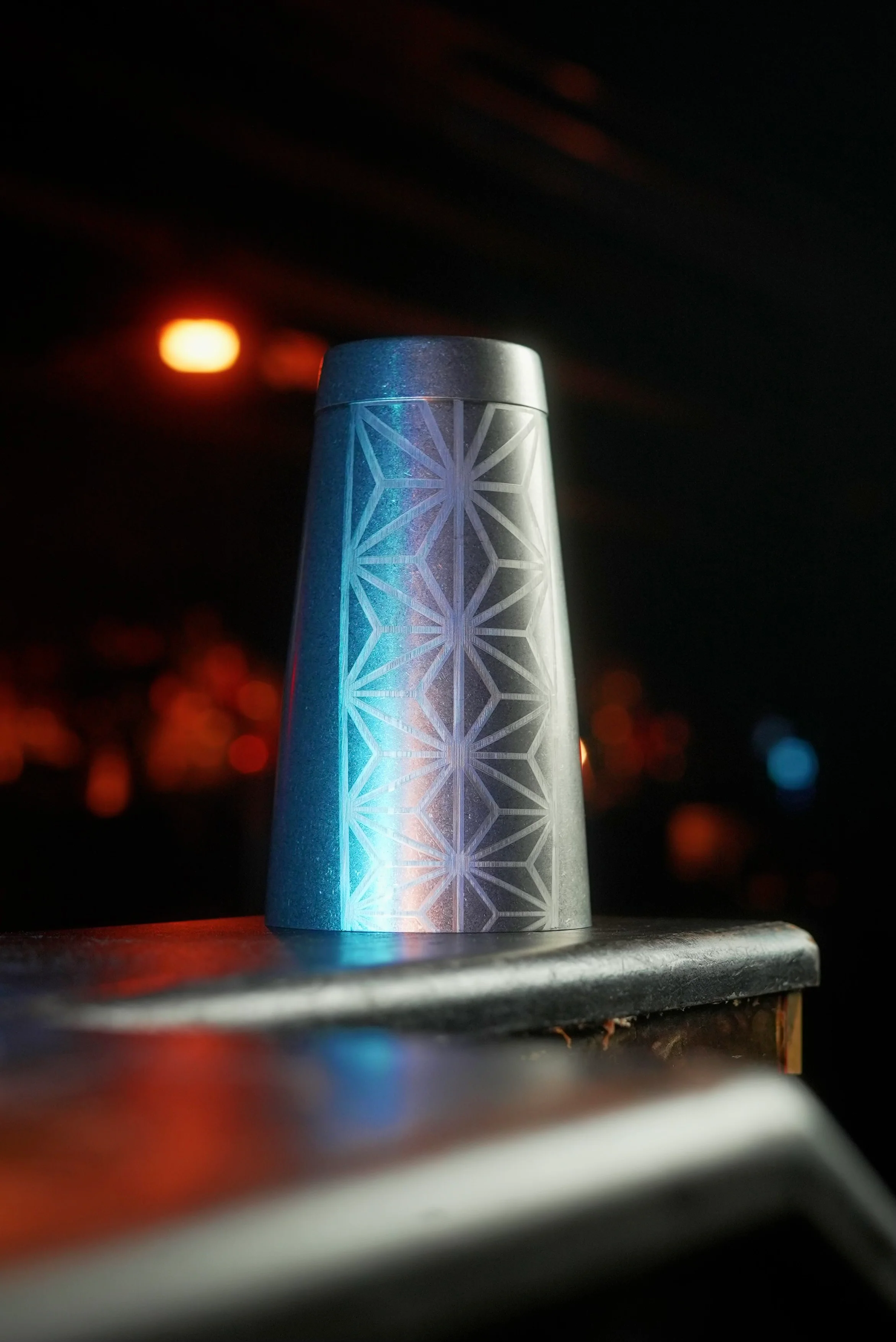 Geometric Tin-on-Tin Cocktail Shaker - Image 6
