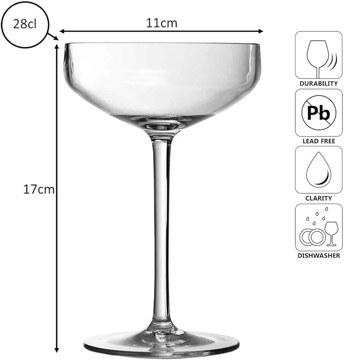 Iris Shatterproof Plastic Champagne Saucer Coupe 28cl - Image 3