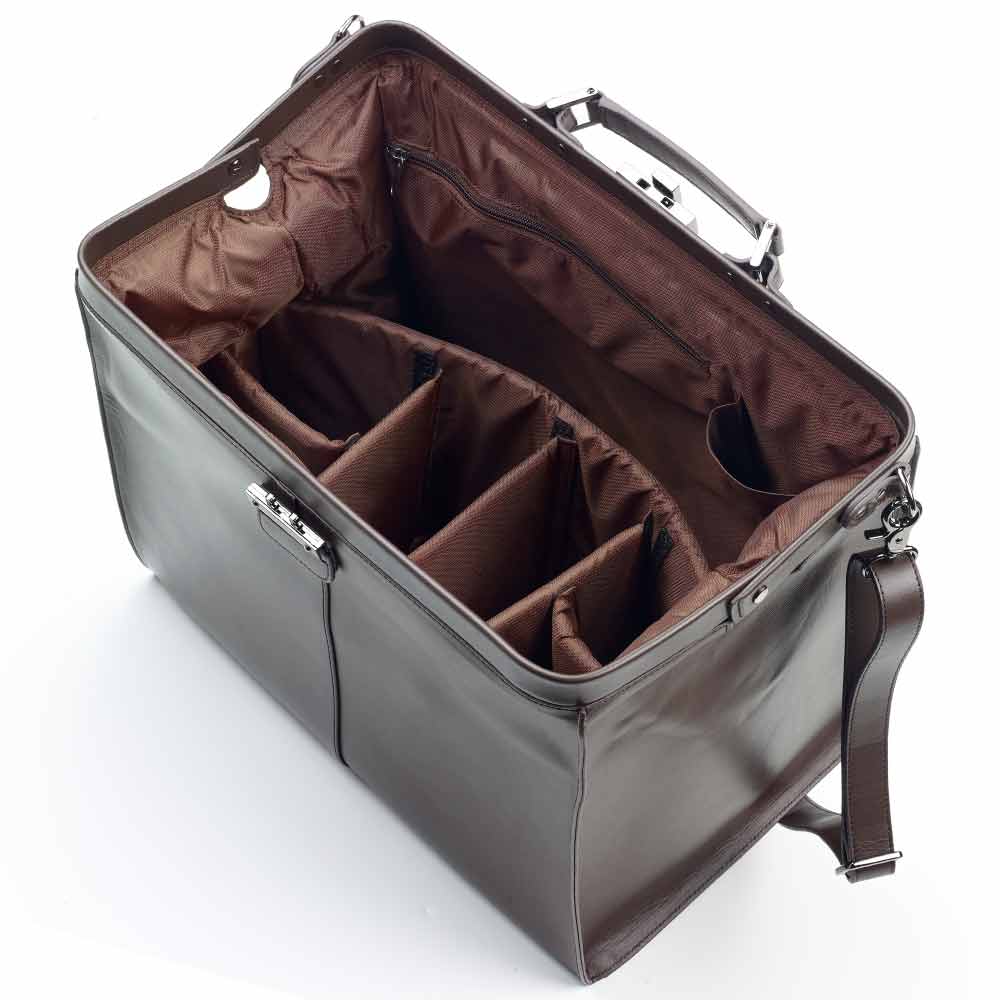 Leather Kit Bag (Brown) - Image 2