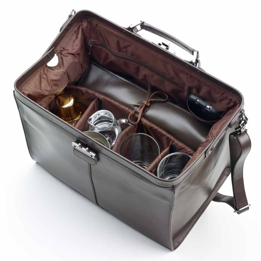 Leather Kit Bag (Brown) - Image 3