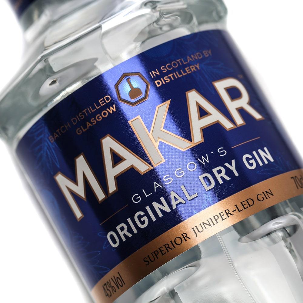 Makar Glasgow's Original Dry Gin - 70cl - Image 3