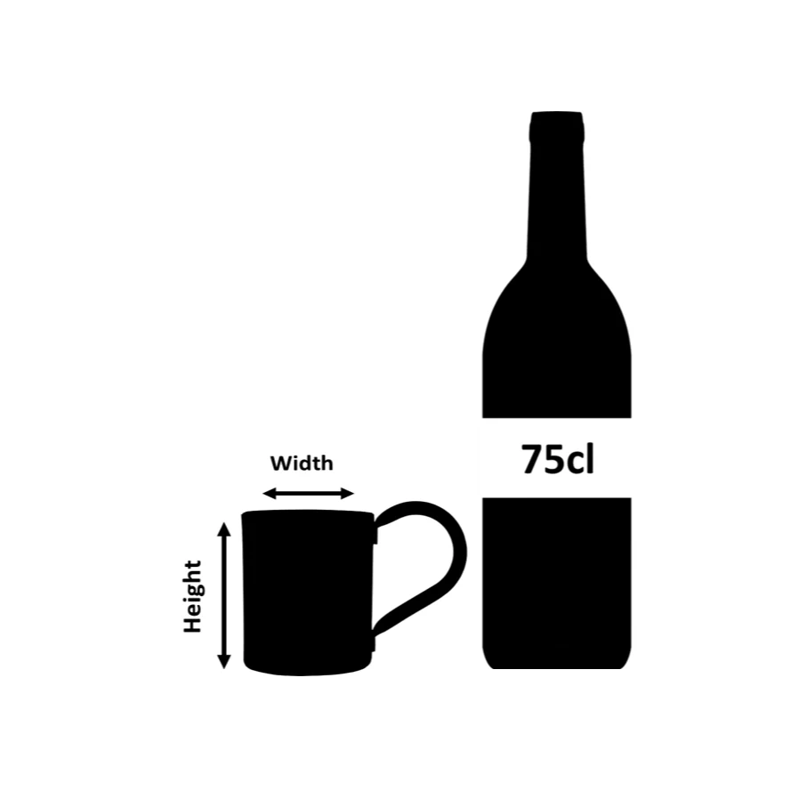 Moscow Large Aluminium Mule Cup 50cl - Image 3