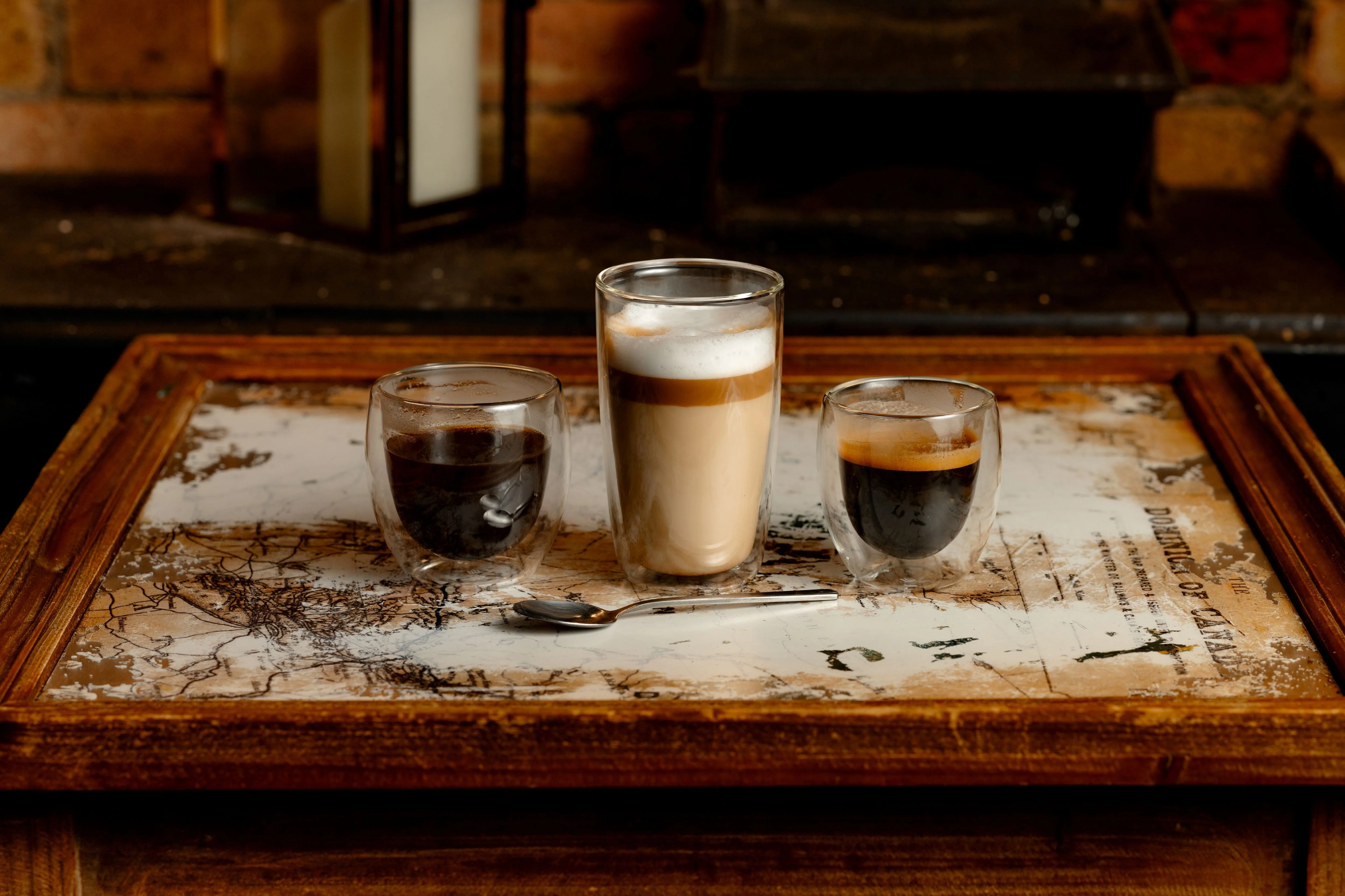 Napoli Short Double Walled Coffee Glasses 15cl (box 2) - Image 8