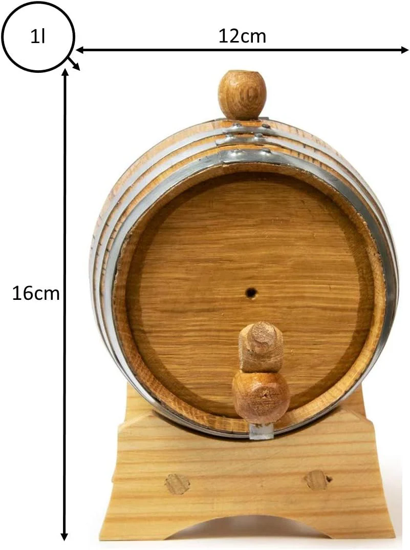 Oak Ageing Cocktail Barrel 1 Litre - Image 3