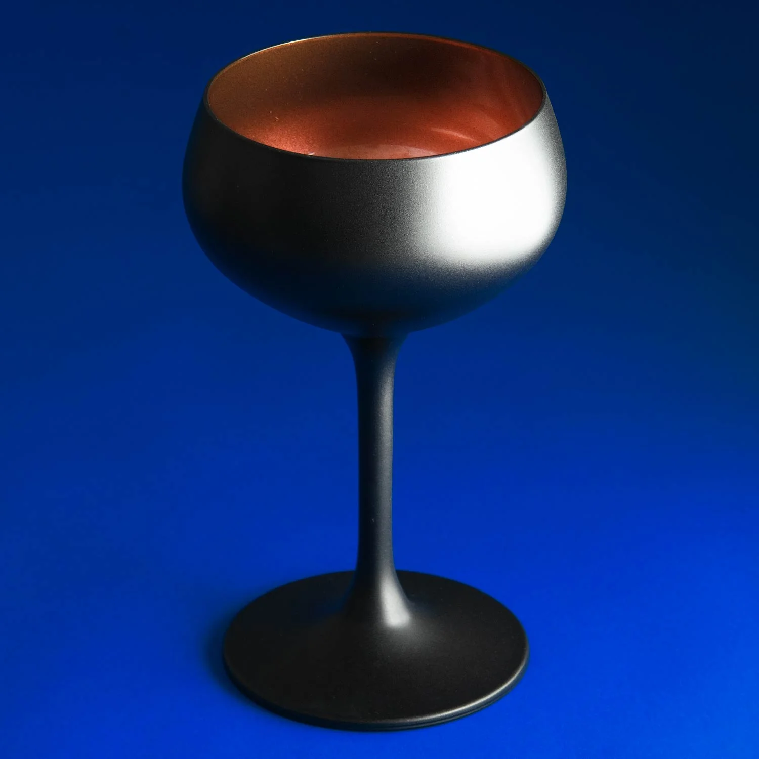 Black Champagne Cocktail Glass Coupe 21cl Oro Nero - Image 5