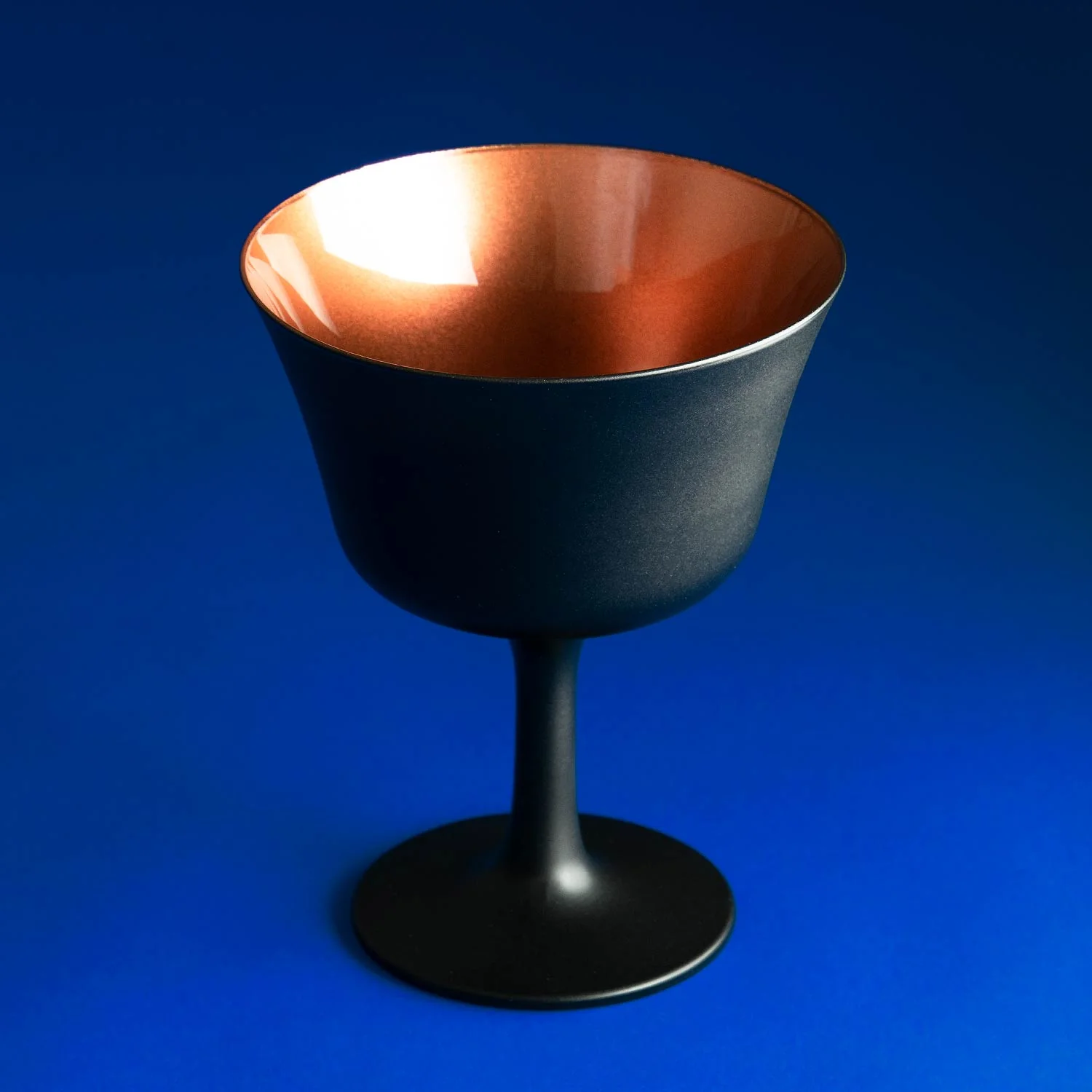 Black Champagne Cocktail Glass Goblet 20cl Oro Nero Fizz - Image 5