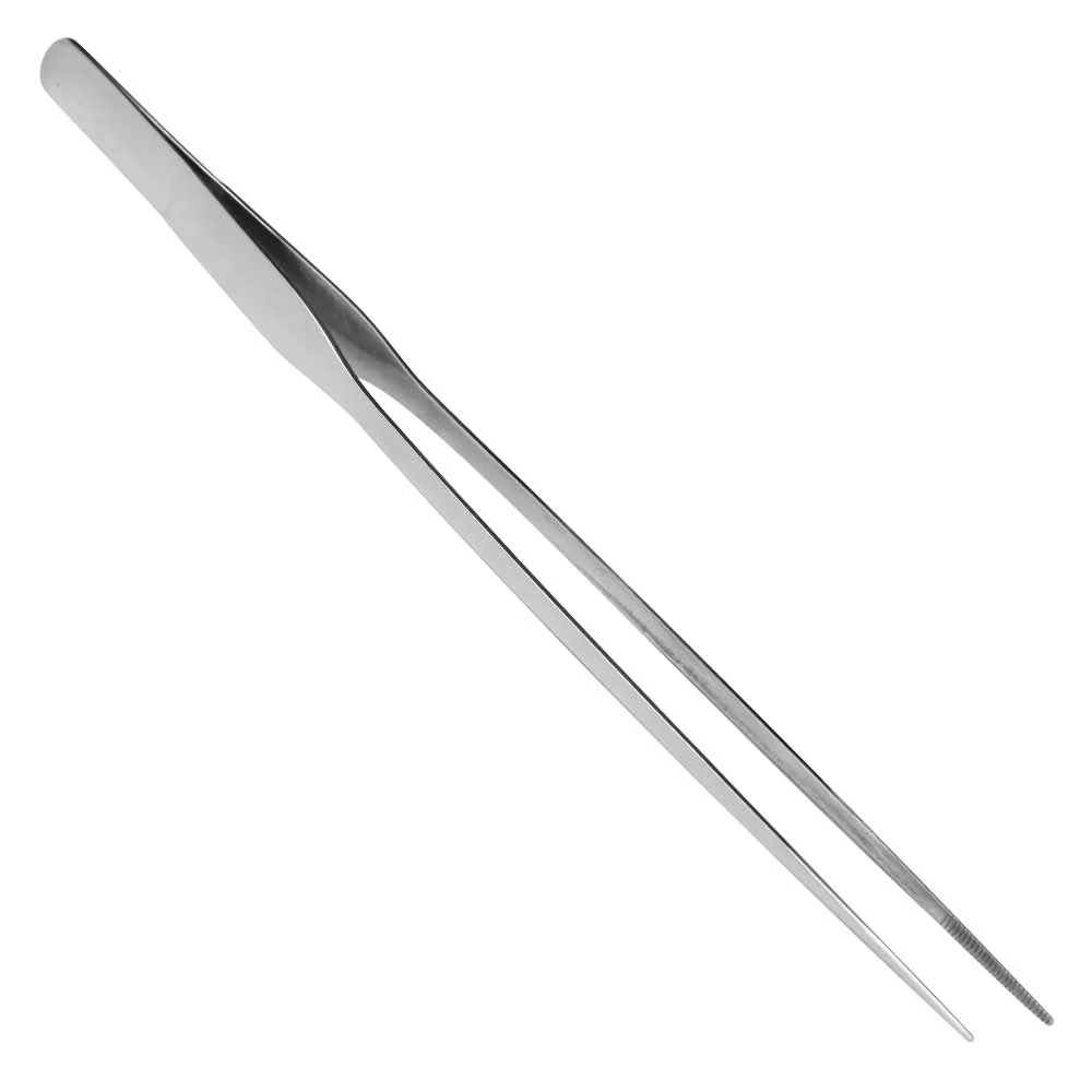 Garnish Stainless Steel Long Precision Tweezers 27cm