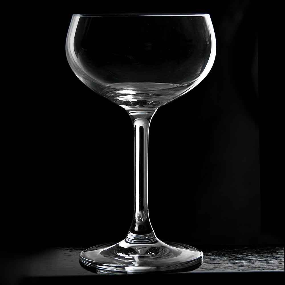 Retro Champagne Glass Coupe 21cl- Box 4 - Image 3