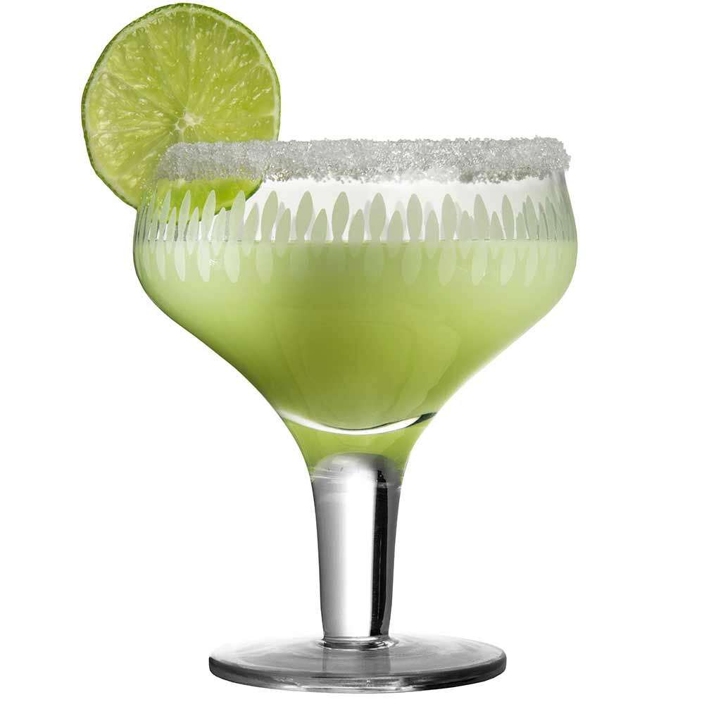 Retro Margarita Glass Engraved 28cl - Image 2