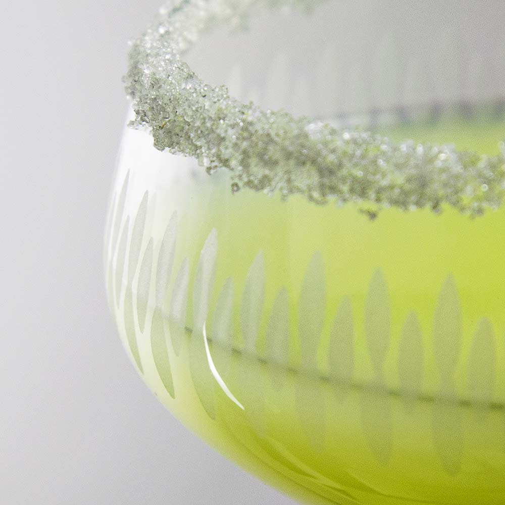 Retro Margarita Glass Engraved 28cl - Image 3
