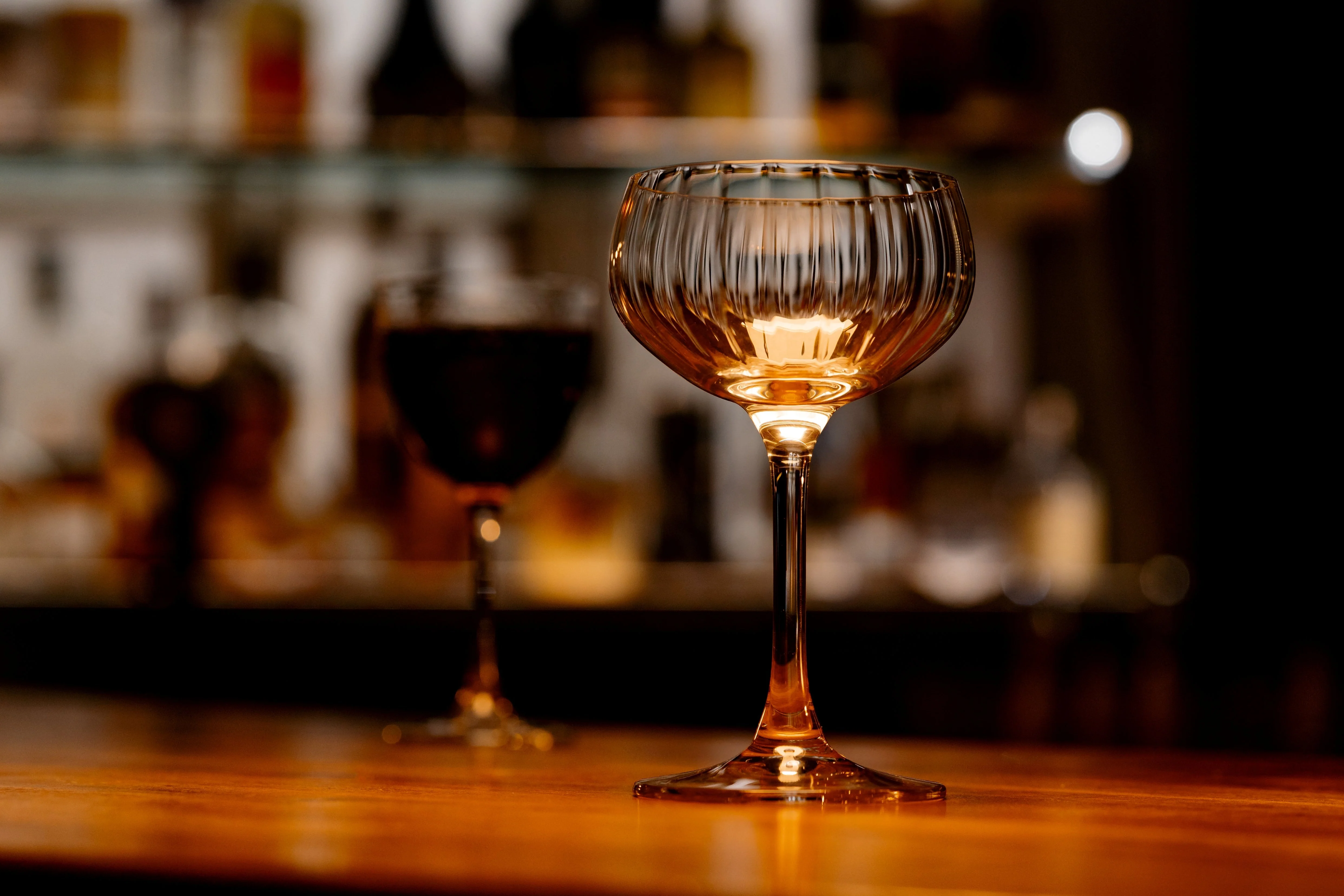 Retro Optic Champagne Glass Coupe 21cl - Image 9