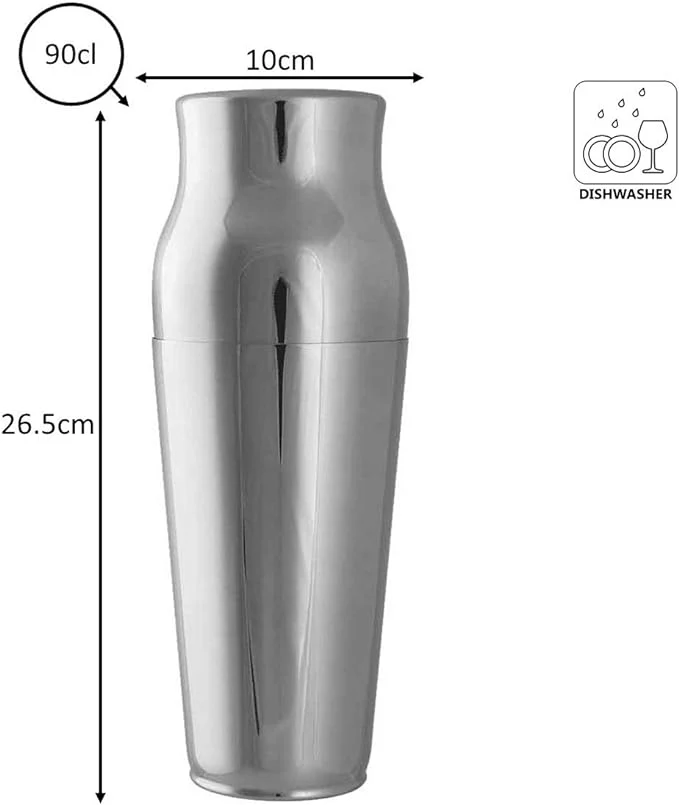 Calabrese Rose Gold Cocktail Shaker 90cl - Image 2