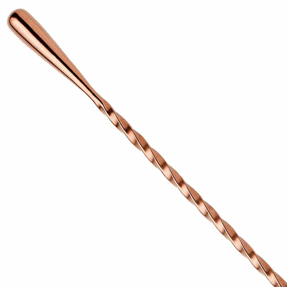 Drop Rose Gold Bar Spoon 30cm - Image 2