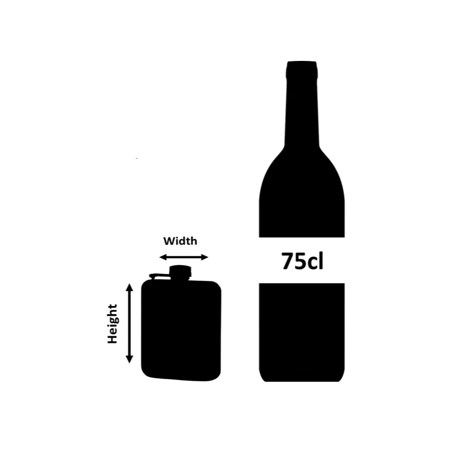 Hip Flask Stainless Steel 20cl - Image 6