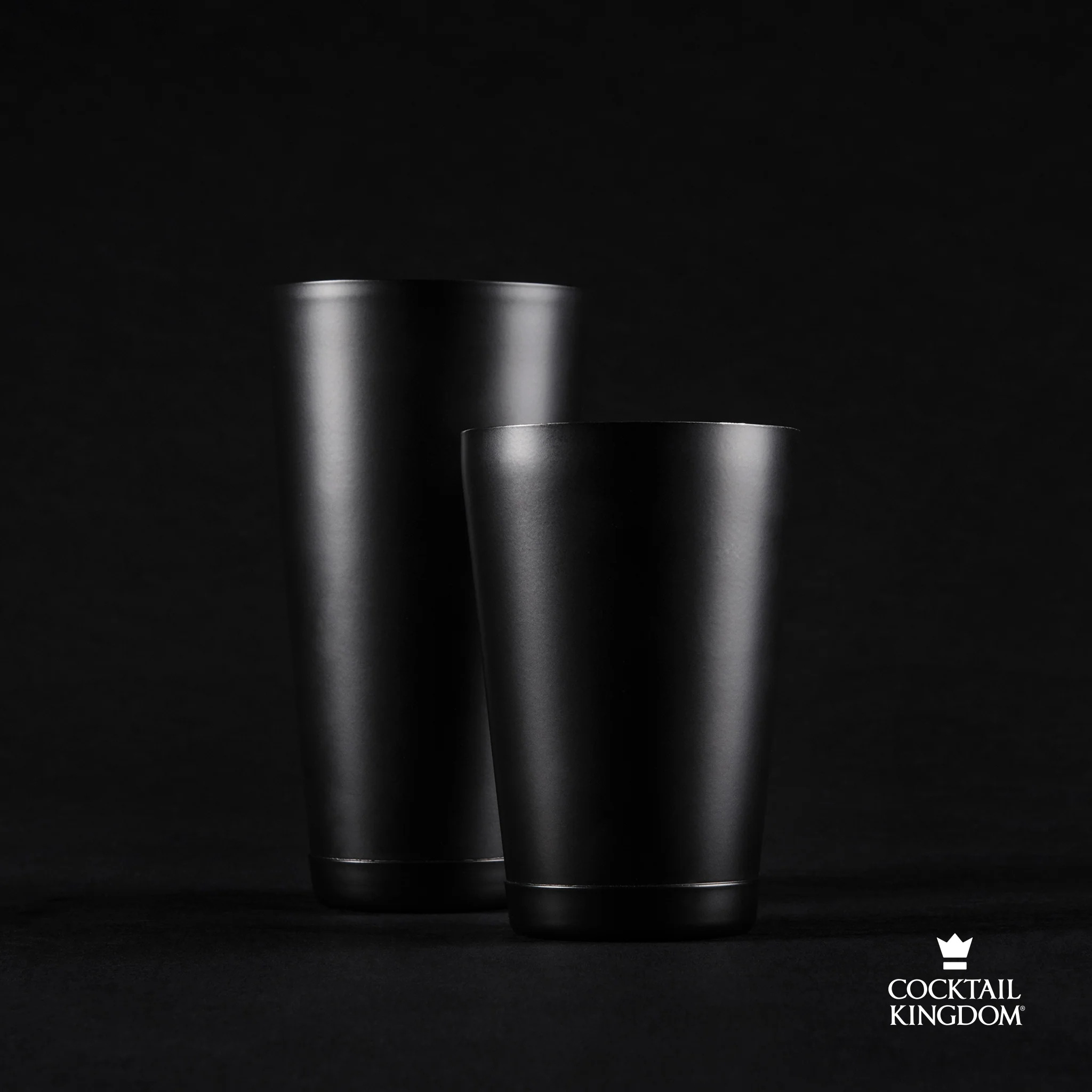 Set of Two Koriko® Weighted Shaking Tins - Matte Black - Image 3