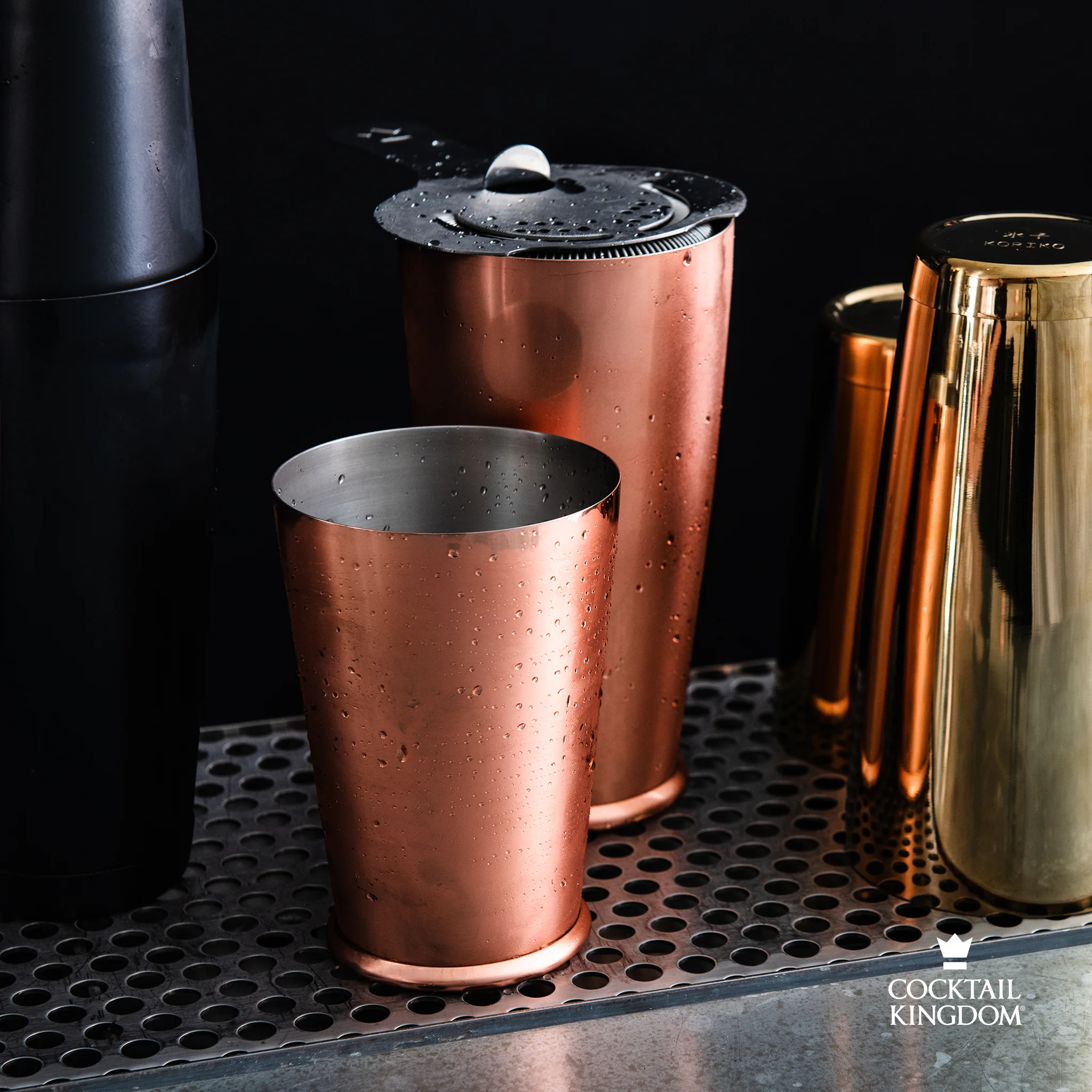 Set of Leopold® Weighted Shaking Tins - Copper-Plated - Image 2