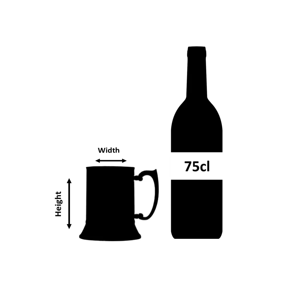 Steel Tankard 45cl - Image 3