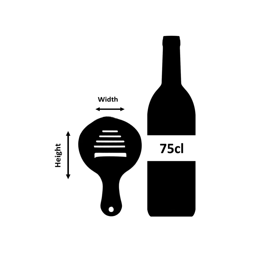 Tattoo Coley® Cocktail Stainless Steel Strainer 15.5cm - Image 4