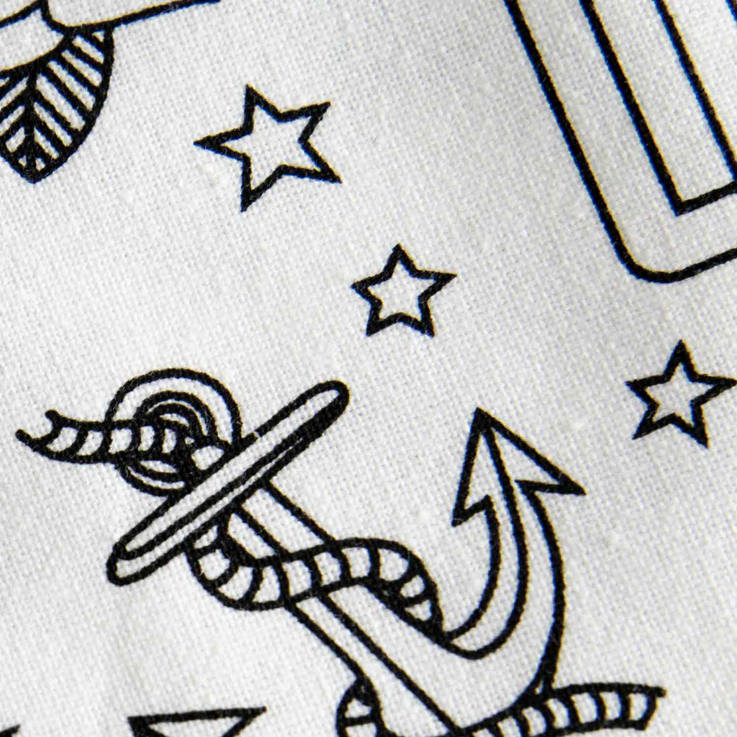 Tattoo Cotton Tea Towel - Image 2
