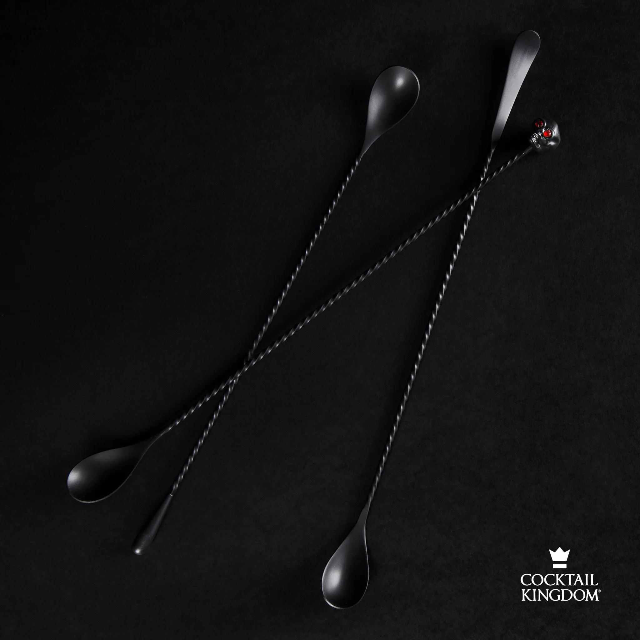 Teardrop Barspoon - Matte Black / 30cm - Image 3